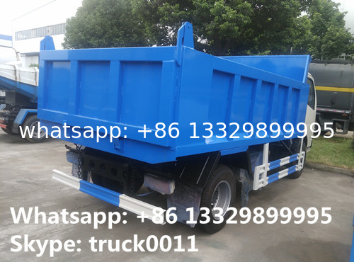 mini CLW brand 4*4 dump tipper truck for sale, factory direct sale 3-4tons 95hp diesel CLW brand dump tipper truck