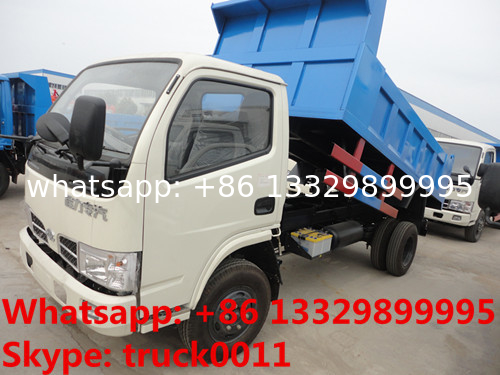 mini CLW brand 4*4 dump tipper truck for sale, factory direct sale 3-4tons 95hp diesel CLW brand dump tipper truck
