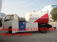CLW brand mobile lpg gas filling truck for gas cylinder, factory direct sale best price lpg propane gas refilling truck