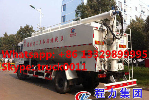 dongfeng 190 20cbm Euro 3 bulk feed truck for sale, poultry and livestocks farm-oriented feed transported truck