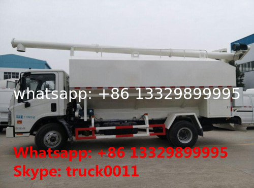 Dongfeng tianjin 20cbm poultry feed pellet truck for sale, China best price 10tons animal feed transported truck sale