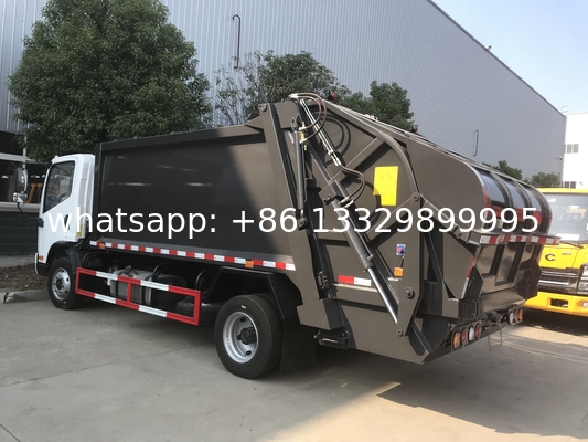 bottom price FAW Brand 8cbm compacted garbage truck for sale cheaper refuse compacted wastes collecting truck for sale