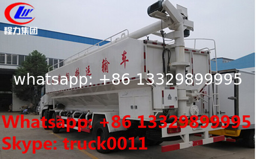 China brand foton 10tons-15tons bulk feed discharge truck for sales, livestock farm-oriented animal feed delivery truck