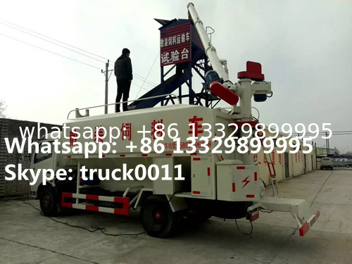 China brand foton 10tons-15tons bulk feed discharge truck for sales, livestock farm-oriented animal feed delivery truck