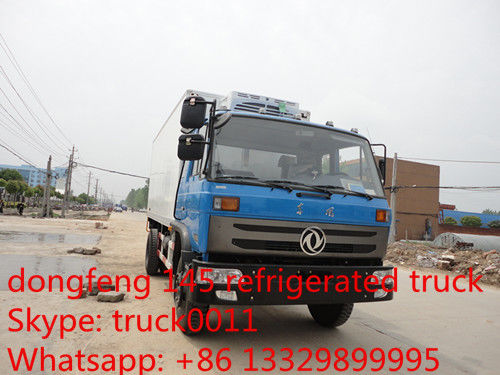 hot sale dongfeng 153 cummin 190hp 10ton-15ton cold room truck, dongfeng 15tons freezer van truck for frozen seafood