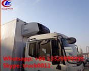 15tons refrigerator van truck with US Brand Carrier freezer for sale, 10-15tons cold room truck for frozen seafood