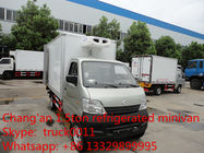 China famous 0.5tons-1tons 4x2 Chang An gasoline medication refrigerator, Chang'an brand gasoline refrigerated minibus