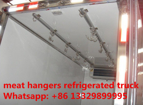 Yuejin 5tons refrigerator truck, Yuejin brand stainless steel cold room truck for sea food and seafish for sale