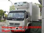 7tons 4*2 6wheels Dongfeng 120hp freezer van truck for sale, best price dongfeng LHD 5-7tons cold room truck for sale