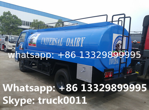 Hot sale cheap right hand drive Forland 6-wheel 6000L Fresh milk transport truck,   forland RHD 6,000L Liquid food truck