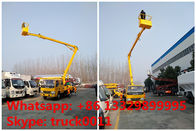 CLW DONGFENG double cabs 16m high altitude operation truck, DONGFENG 95hp 14m-16m overhead working platform truck