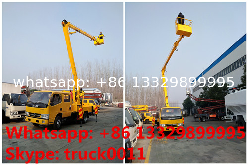 CLW DONGFENG double cabs 16m high altitude operation truck, DONGFENG 95hp 14m-16m overhead working platform truck