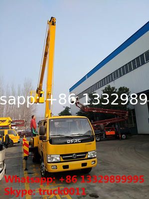 CLW DONGFENG double cabs 16m high altitude operation truck, DONGFENG 95hp 14m-16m overhead working platform truck