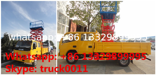 CLW brand LHD high-altitude platform operation trucks, dongfeng 6m-12m scissor -type aerial platform truck for sale