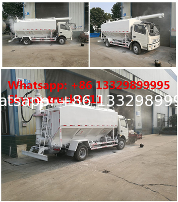 cheap factory supply 4*2 14m3 67ton DONGFENG bulk feed truck,farm-oriented livestock 7tons hydraulic feed delivery truck