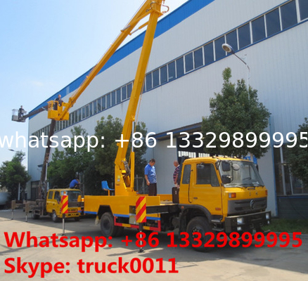 dongfeng RHD Truck Mounted Aerial Working Platform High Altitude Working Truck, dongfeng 18m-22m hydraulic bucket truck