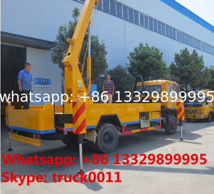 dongfeng RHD Truck Mounted Aerial Working Platform High Altitude Working Truck, dongfeng 18m-22m hydraulic bucket truck
