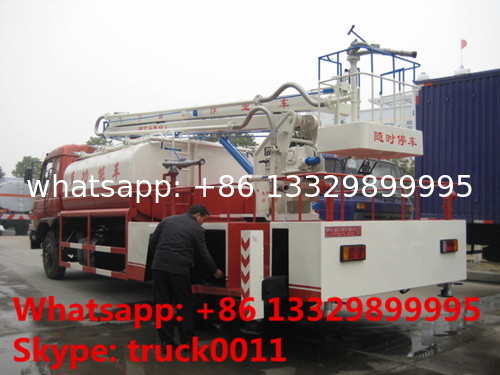 dongfeng brand high altitude operation truck with water tanker, hot sale hydraulic bucket truck with water tank