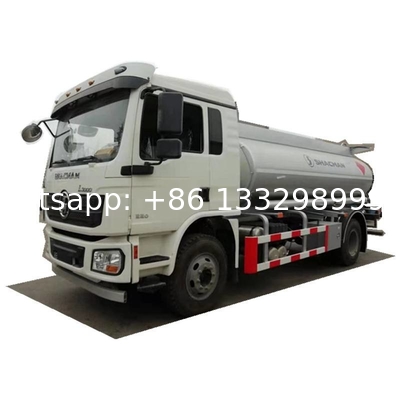 good price and high quality 12KL 13KL 14KL 15KL SHACMAN brand 4*2 LHD RHD fuel delivery truck oil tanker truck