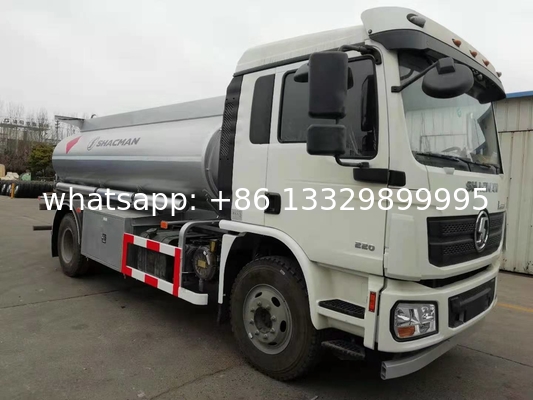 good price and high quality 12KL 13KL 14KL 15KL SHACMAN brand 4*2 LHD RHD fuel delivery truck oil tanker truck