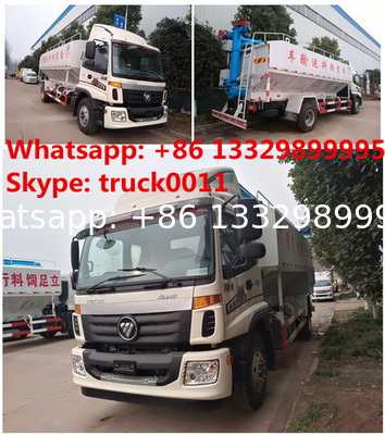 Euro 3 FOTON AUMARK 4*2 168hp 10tons-14tons farm-oriented feed delivery truck for sale, best price FOTON LHD feed truck