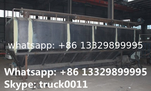 factory sale hydraulic discharging 20m3 farm-oriented animal feed container,CLW brand 20m3 bulk feed tank for sale