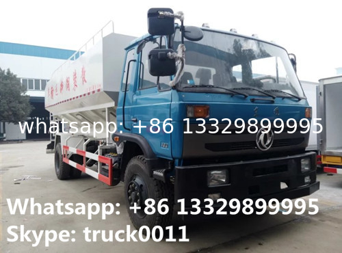 dongfeng 153 RHD 20m3 electronic system discharging animal feed delivery truck, dongfeng brand 4*2 RHD 10tons feed truck