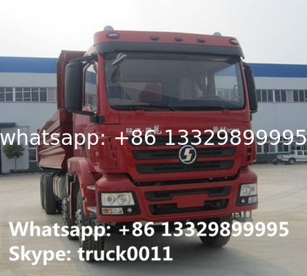 Hot sale Shacman brand 8*4 40tons dump tipper truck, best price Shacman Brand heavy duty 40tons dump tipper truck