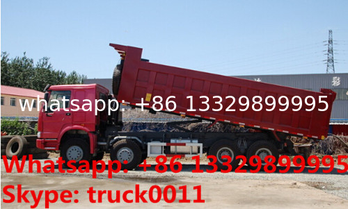 Hot sale Shacman brand 8*4 40tons dump tipper truck, best price Shacman Brand heavy duty 40tons dump tipper truck