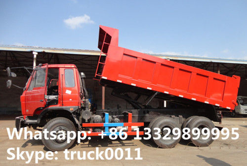 dongfeng brand 6*4 LHD  210hp 20ton dump truck for sale, hot sale bezst price dongfeng 6*4 dump tipper truck