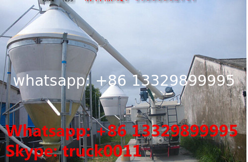dongfeng 4*2 LHD diesel 4-5tons feed fodder truck for fish plant, best price dongfeng 8m3 live poultry chick feed truck