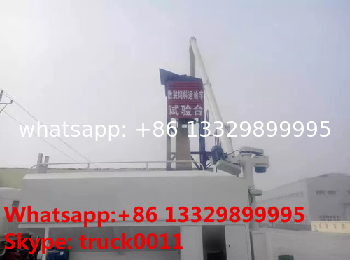 dongfeng 4*2 LHD diesel 4-5tons feed fodder truck for fish plant, best price dongfeng 8m3 live poultry chick feed truck