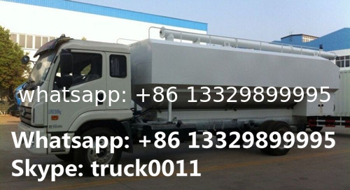 HOT SALE FOTON 20m3 hydraulic animal feed  transported truck,best price 10tons hydraulic farm-oriented bulk feed truck