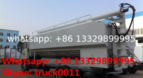 HOT SALE FOTON 20m3 hydraulic animal feed  transported truck,best price 10tons hydraulic farm-oriented bulk feed truck