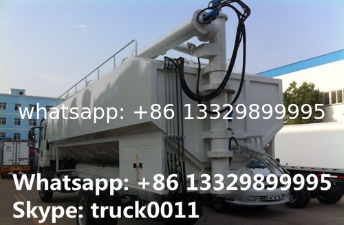 HOT SALE FOTON 20m3 hydraulic animal feed  transported truck,best price 10tons hydraulic farm-oriented bulk feed truck