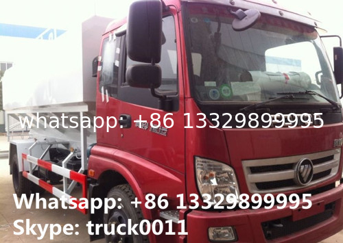 Foton brand LHD 4*2 livestock and poultry feed truck for sale, factory direct sale FOTON farm-oriented feed delivy truck