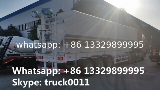 30ton CLW brand farm-oriented animal feed trailer for sale, 55m3 livestock and poultry feed transported semitrailer