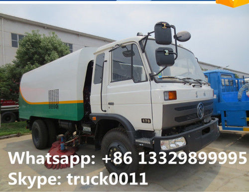 China biggest cheaper road sweeper for sale,facotory direct sale price  190hp street sweeper truck for sale,