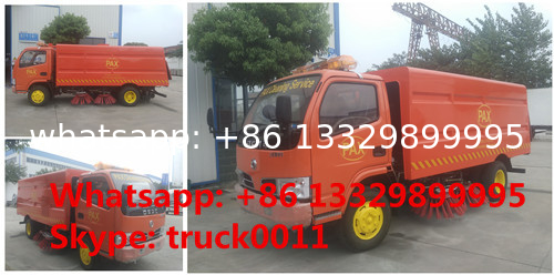 factory direct sale CLW brand road sweeper truck, best price CLW brand LHD 4*2  street sweeping vehicle for sale