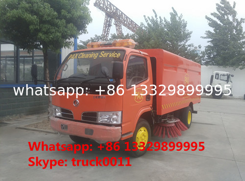 factory direct sale CLW brand road sweeper truck, best price CLW brand LHD 4*2  street sweeping vehicle for sale