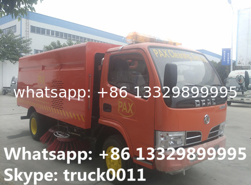 factory direct sale CLW brand road sweeper truck, best price CLW brand LHD 4*2  street sweeping vehicle for sale