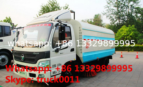 best price FOTON Aumark LHD/RHD 4*2 Road sweeping truck for sale, hot sale FOTON brand  mini diesel street sweeper truck