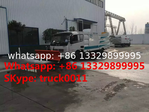 High quality road sweeper truck with snow removal for sale, best price snow removal mounted on CLW brand street sweeper