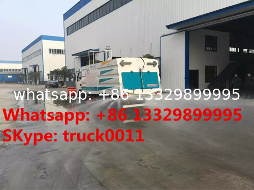 High quality road sweeper truck with snow removal for sale, best price snow removal mounted on CLW brand street sweeper