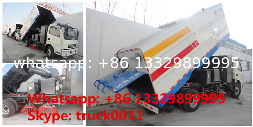 Factory direct sale DONGFENG brand RHD 4*2 ROAD sweeping truck, best price DONGFENG brand roac cleaning vehicle for sale