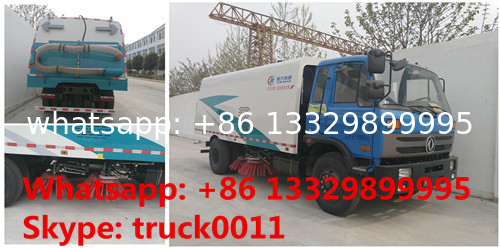 hot sale dongfeng Brand RHD 8tons street sweeping truck, Factory sale 190HP diesel road sweeper truck, street sweeper