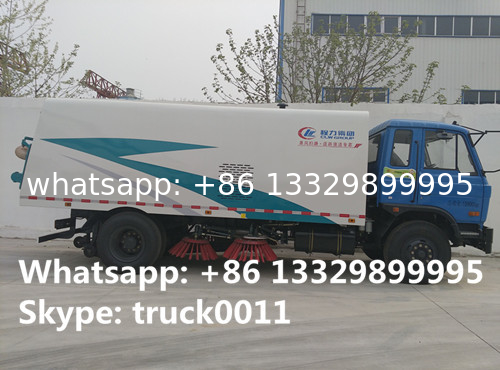 hot sale dongfeng Brand RHD 8tons street sweeping truck, Factory sale 190HP diesel road sweeper truck, street sweeper