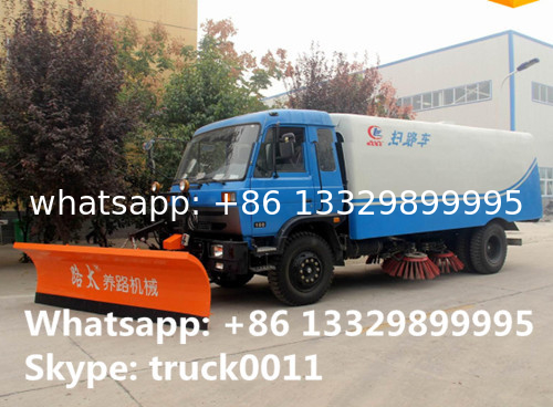 hot sale dongfeng Brand RHD 8tons street sweeping truck, Factory sale 190HP diesel road sweeper truck, street sweeper