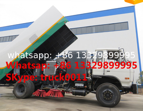 dongfneg 4*2 RHD 170hp  high quality sweeper truck for sale, best price Dongfeng brand RHD 7tons diesel street sweeper