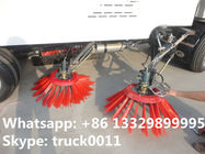 HOWO light duty 3tons road sweeping vehicle for sale, factory direct sale best price HOWO brand street sweeper truck